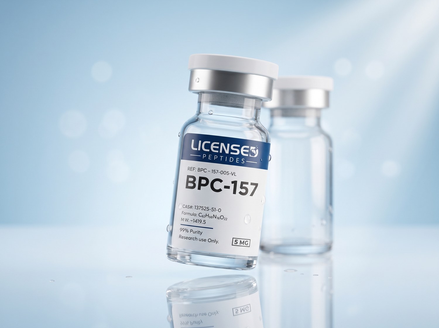 Licensed Peptides branded vials